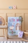 Preview: Tilda Patchwork Stoff Baumwolle - Hibernation - Winterrose-Blue